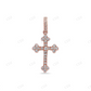 Elegant Sterling Silver Moissanite Iced Out Cross Pendant Hip Hop Pendent customdiamjewel