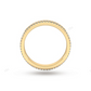 Yellow Gold Lab Grown Diamond Minimalist Wedding Band