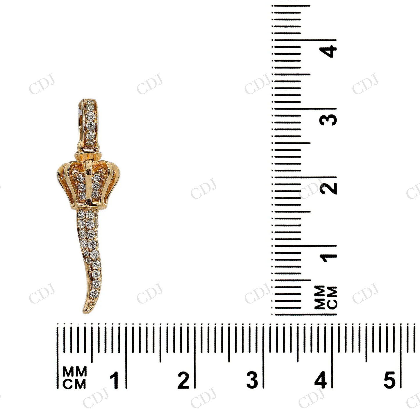 925 Silver Moissanite Crown Dagger Pendant Hip Hop Pendent customdiamjewel
