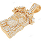 CVD Diamond Gold Jesus Customize Iced Out Pendant hip hop jewelry CustomDiamJewel
