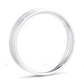 Princess Cut Flush Setting CVD Diamond Wedding Band