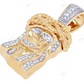 Jesus Christ Yellow Gold Lab Grown Diamond Hip Hop Pendant hip hop jewelry CustomDiamJewel