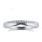 White Gold CVD Diamond Unique Design Wedding Band