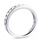 Gold CVD Diamond Channel Setting Wedding Band