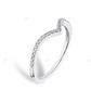 White Gold Half Eternity Lab Grown Diamond Wedding Band