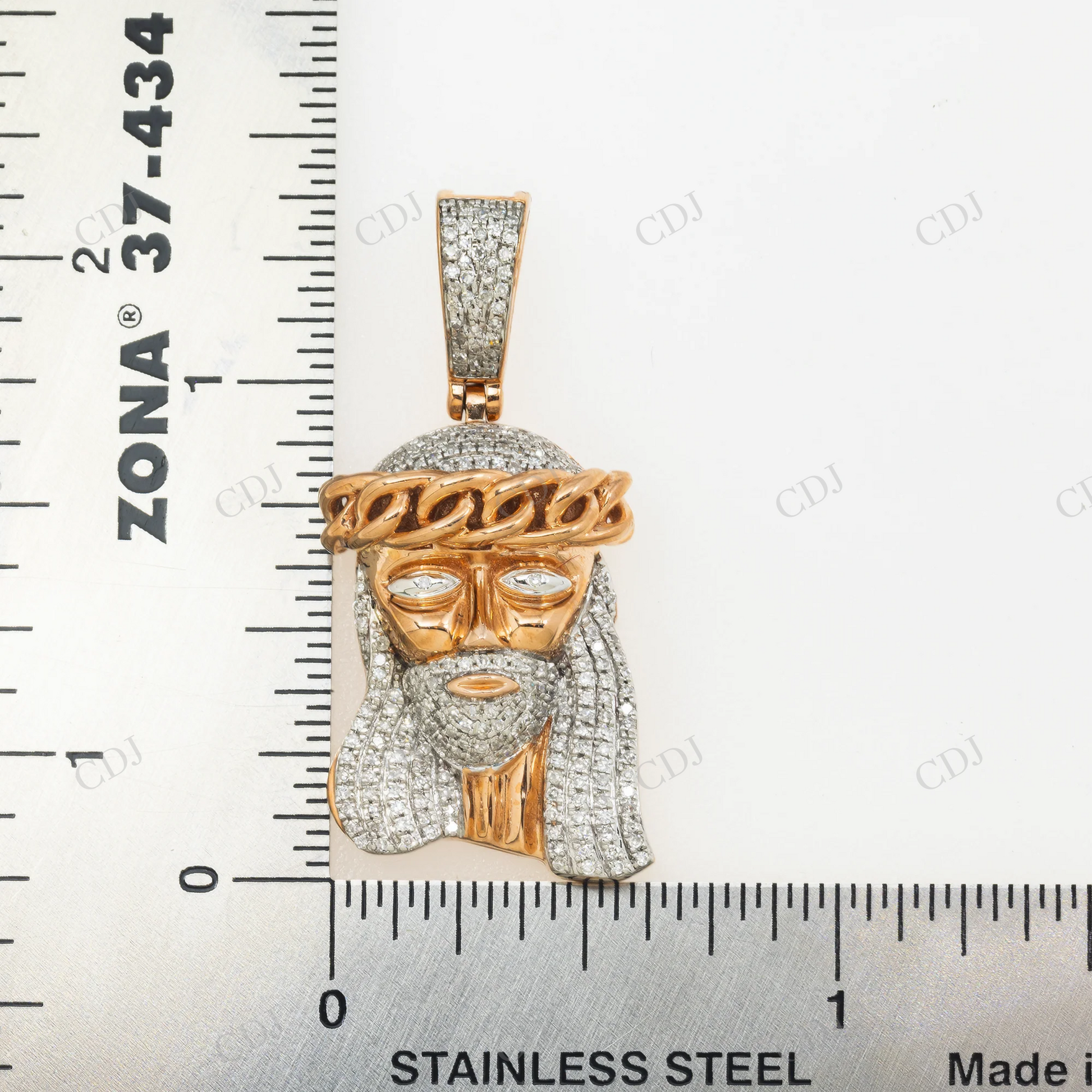Hip Hop Jesus Face 925 Silver Moissanite Pendant Hip Hop Pendent customdiamjewel
