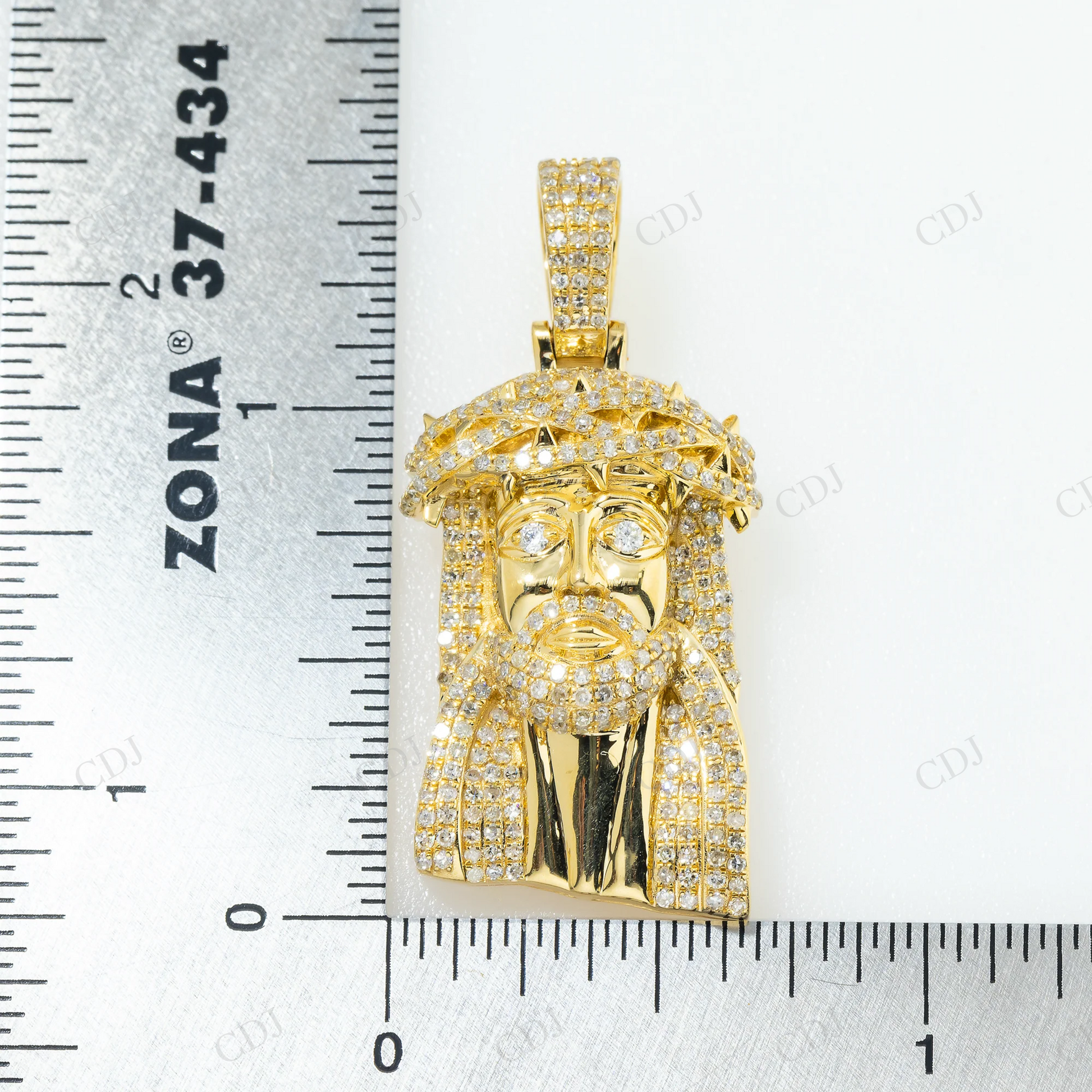 Jesus Head Sterling Silver Moissanite Pendant Hip Hop Pendent customdiamjewel