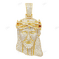 Iced Out Jesus Lab Grown Diamond Yellow Gold Pendant hip hop jewelry CustomDiamJewel