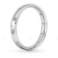 Rose Gold Flush Setting CVD Diamond Wedding Band