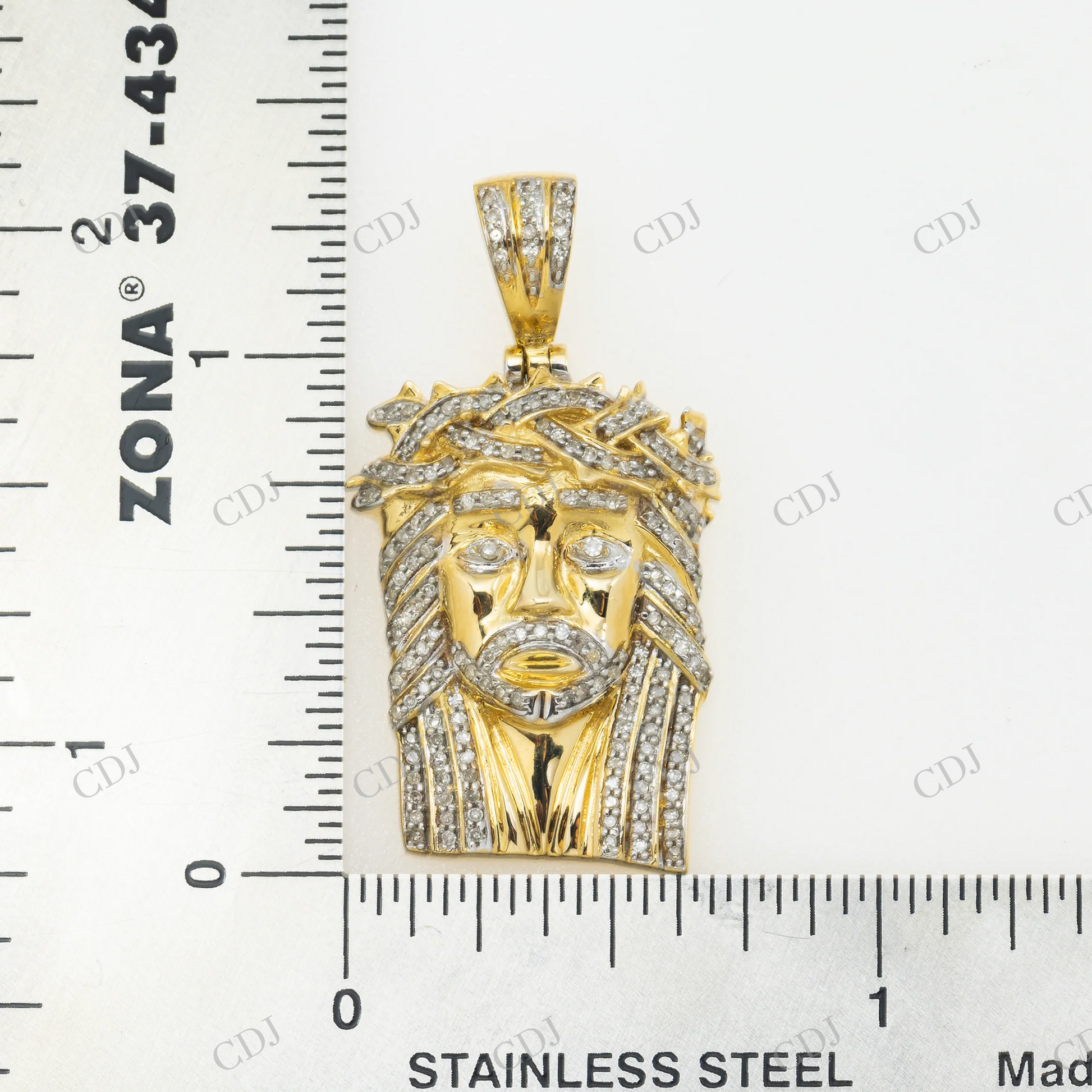 925 Silver Moissanite Iced Out Jesus Pendant Hip Hop Pendent customdiamjewel