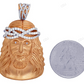 10K Rose Gold Lab Grown Diamond Matte Jesus Pendant hip hop jewelry CustomDiamJewel