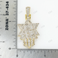Hamsa Star 925 Silver Moissanite Pendant Hip Hop Pendent customdiamjewel