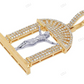Luxury Jesus Pendant Gold Lab Created Diamond Jewelry hip hop jewelry CustomDiamJewel