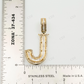Custom Iced Out Initial Charm Silver Moissanite 'J' Letter Pendant Hip Hop Pendent customdiamjewel