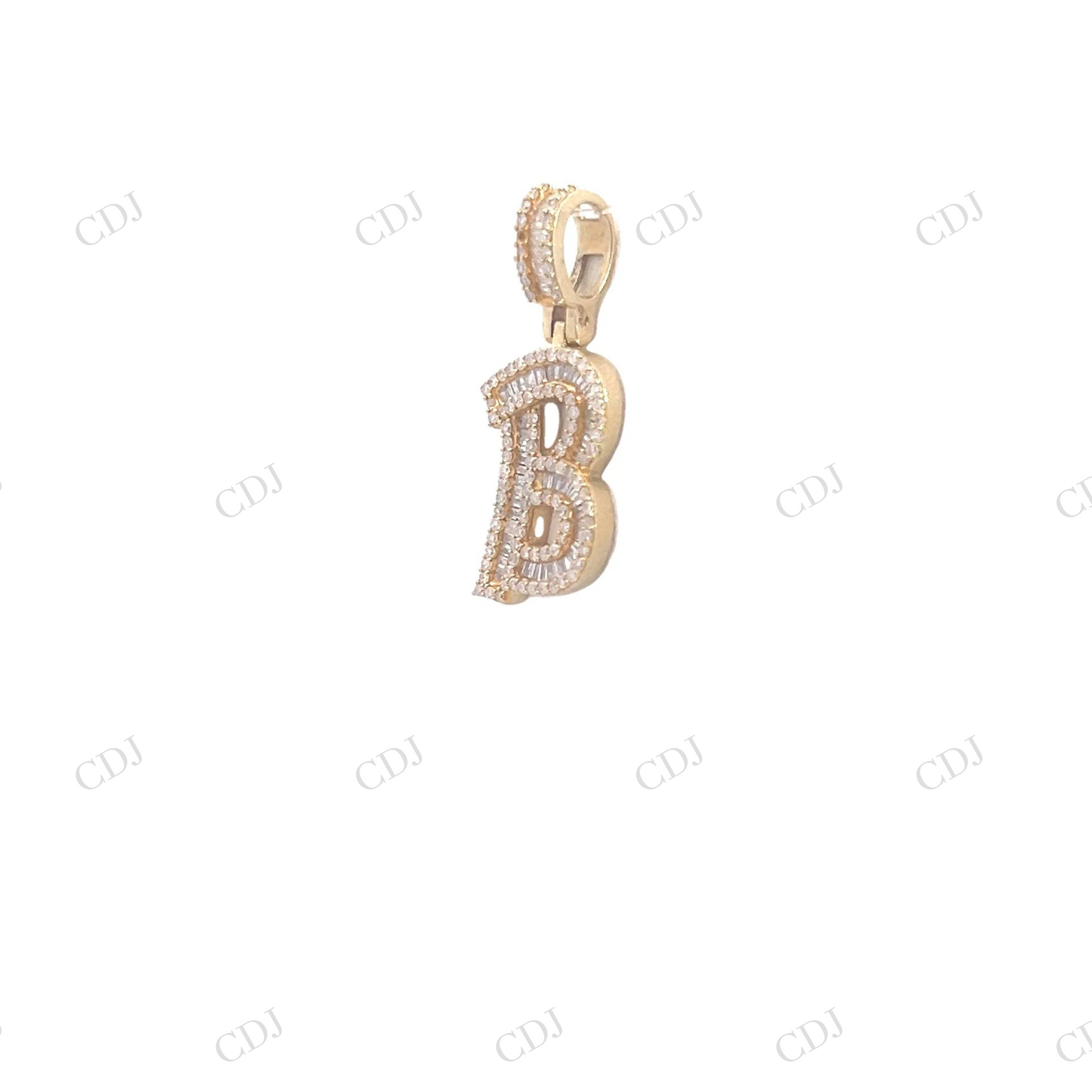 Luxury Moissanite Letter B 925 Silver Pendant Hip Hop Pendent customdiamjewel