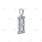 925 Silver Moissanite Letter H Pendant Hip Hop Pendent customdiamjewel