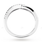 White Solid Gold Lab Grown Diamond Wedding Band