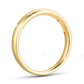 Yellow Gold Lab Grown Diamond Flush Setting Wedding Band