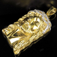 Men's Yellow Solid Gold Jesus CVD Diamond Hip Hop Pendant hip hop jewelry CustomDiamJewel
