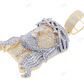Two Tone Lab Grown Diamond Gold Iced Out Jesus Pendant hip hop jewelry CustomDiamJewel