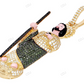 2.15 CTW Yellow Gold St Jude Large Enamel CVD Diamond Pendant hip hop jewelry CustomDiamJewel