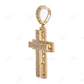 925 Sterling Silver Moissanite Custom Made Cross Pendant Hip Hop Pendent customdiamjewel