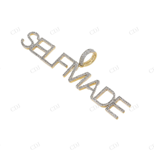 Personalized Name Moissanite 925 Silver Hip Hop Pendant Hip Hop Pendent customdiamjewel