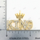 Custom Hip Hop 925 Silver Moissanite King Pendant Hip Hop Pendent customdiamjewel