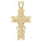 Yellow Gold CVD Diamond Jesus Crucifix Pendant hip hop jewelry CustomDiamJewel