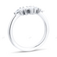 Pear Shape CVD Diamond Gold Wedding Band