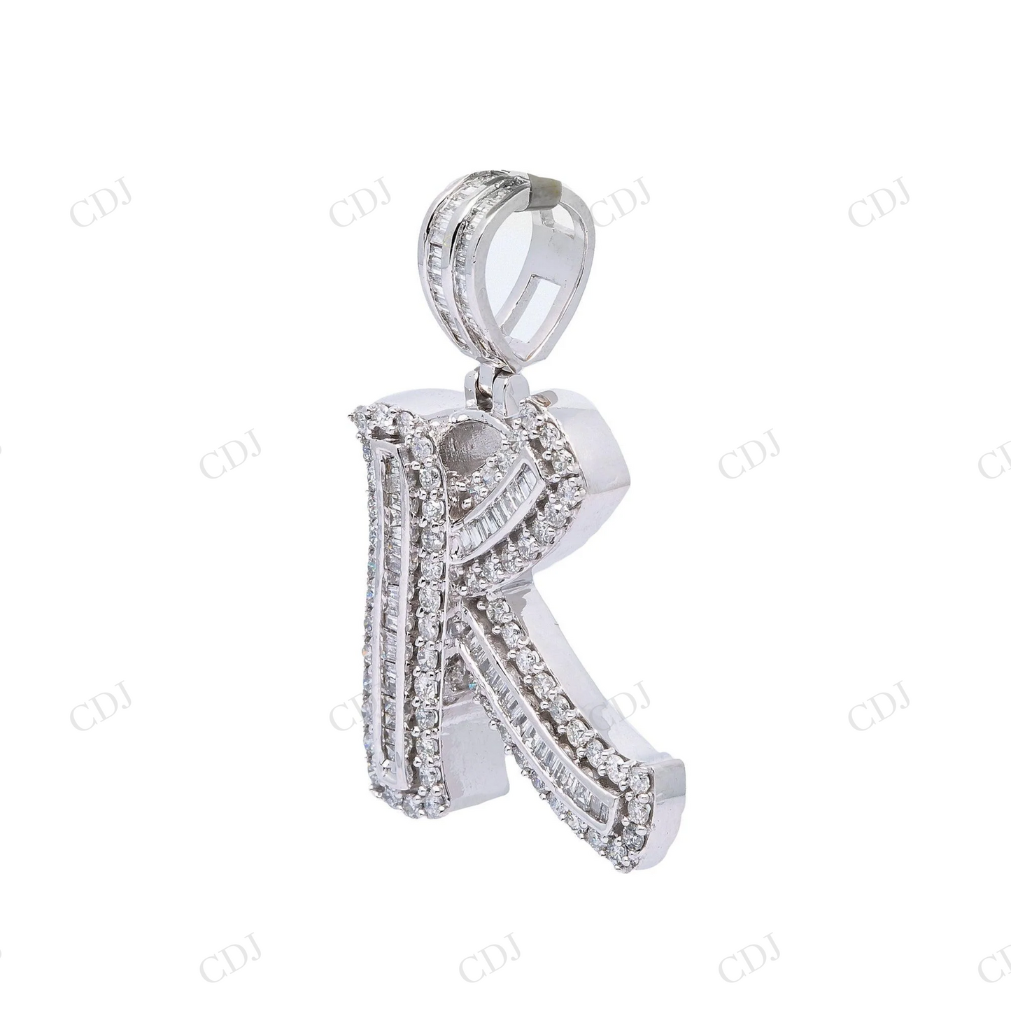 Customized 925 Silver Moissanite K Letter Unisex Pendant Hip Hop Pendent customdiamjewel