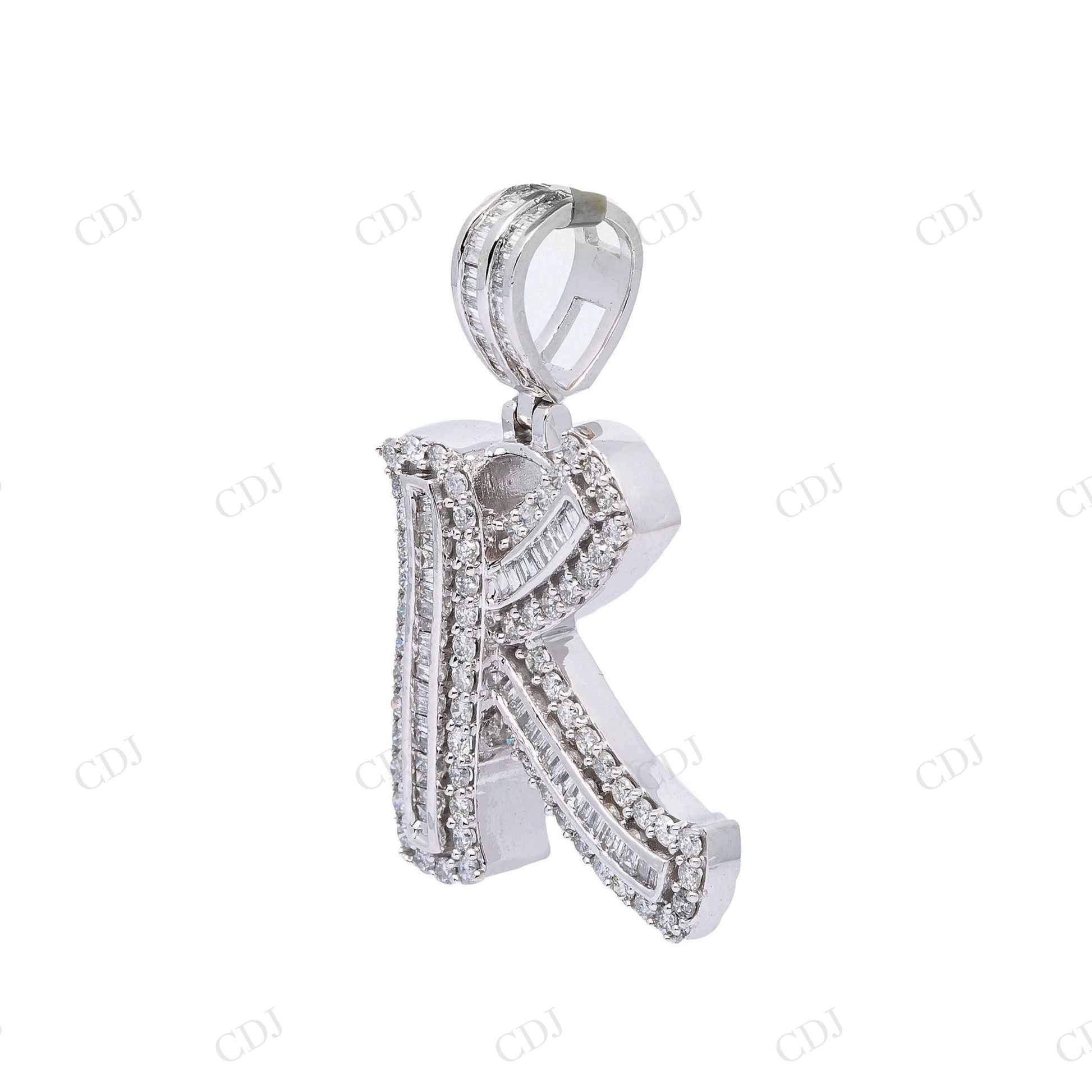 Customized 925 Silver Moissanite K Letter Unisex Pendant Hip Hop Pendent customdiamjewel