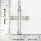 Baguette Moissanite 925 Silver Cross Pendant Hip Hop Pendent customdiamjewel