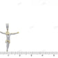 0.75 CTW Crucifix CVD Diamond Gold Jesus Pendant hip hop jewelry CustomDiamJewel