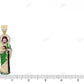 VVS Lab Grown Diamond St Jude Large Enamel Yellow Gold Pendant hip hop jewelry CustomDiamJewel