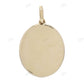 Oval Scared Heart Jesus Yellow Gold Lab Grown Diamond Pendant hip hop jewelry CustomDiamJewel