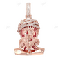 Bleeding Jesus Crown Lab Grown Diamond Gold Pendant hip hop jewelry CustomDiamJewel