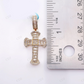 Religious Hip Hop 925 Sterling Silver Moissanite Cross Pendant Hip Hop Pendent customdiamjewel