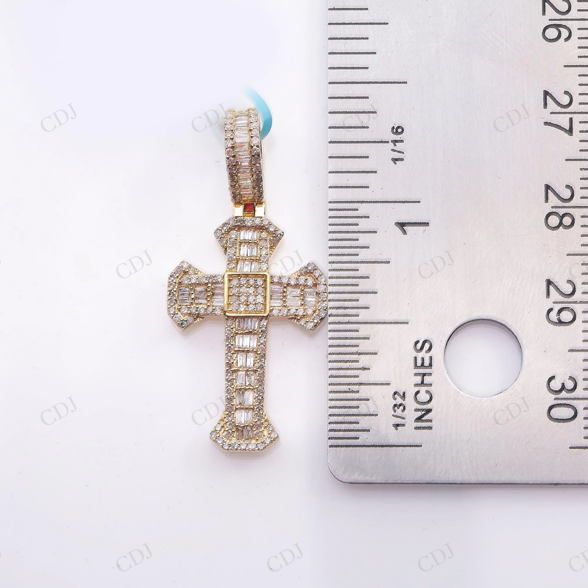 Religious Hip Hop 925 Sterling Silver Moissanite Cross Pendant Hip Hop Pendent customdiamjewel