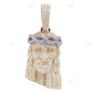 Jesus Crown Of Thorns CVD Diamond Two-Tone Pendant hip hop jewelry CustomDiamJewel
