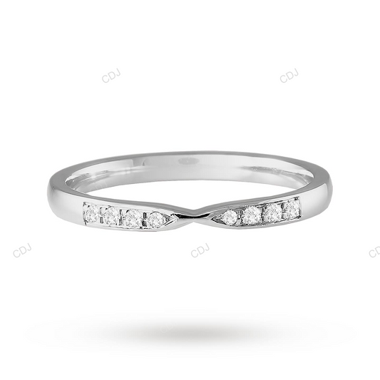 Solid Gold CVD Diamond Luxury Wedding Band Wedding Band customdiamjewel