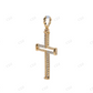 Customized Unique 925 Silver cross Moissanite Pendant Hip Hop Pendent customdiamjewel