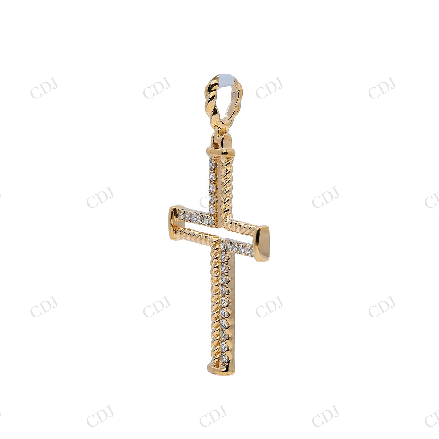 Customized Unique 925 Silver cross Moissanite Pendant Hip Hop Pendent customdiamjewel