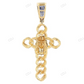 Two-Tone Lab Grown Diamond Jesus Head Cuban Style Pendant hip hop jewelry CustomDiamJewel