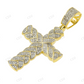 Iced Out 925 Silver Moissanite Cross pendant Hip Hop Pendent customdiamjewel