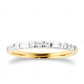 Two Tone Baguette Cut CVD Diamond Wedding Band