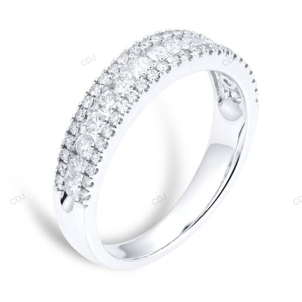 Sustainable Lab Grown Diamond Gold Wedding Band