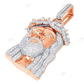 Two Tone Solid Gold CVD Diamond Jesus Pendant hip hop jewelry CustomDiamJewel