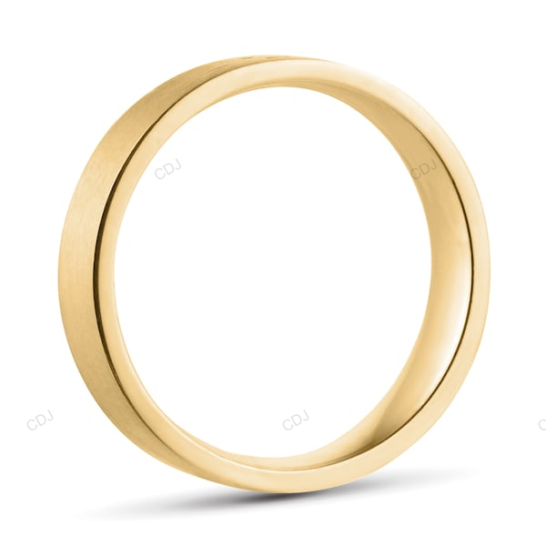 Rose Gold CVD Diamond Flush Setting Wedding Band