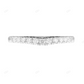 White Gold CVD Diamond Handmade Wedding Band